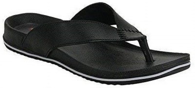 Keneye Men Men's Thong Flip Flop Slippers|| House Slippers, Outside Slippers, Beach Slippers (KENMS03_Black-10) Flip Flops(Black 10)