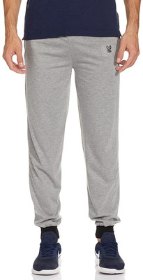 Jonney Solid Men Grey Track Pants