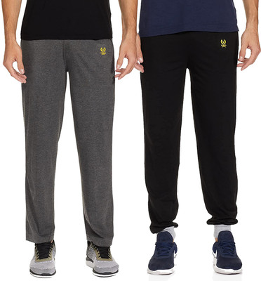 Jonney Solid Men Black, Grey Track Pants
