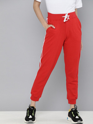 Kook N Keech Striped Women Red Track Pants