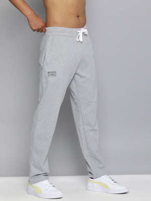 Kook N Keech Solid Men Grey Track Pants
