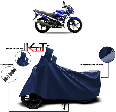 KEDIT Waterproof Two Wheeler Cover for Universal For Bike(Gladiator, Blue)