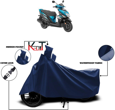 KEDIT Waterproof Two Wheeler Cover for Yamaha(Ray, Blue)