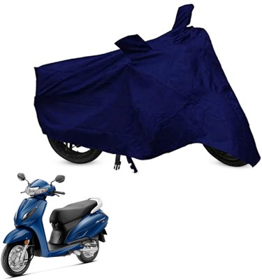 Mdstar Two Wheeler Cover for Honda, Hero, Bajaj, TVS, Yamaha, Universal For Bike(Activa 6G, Blue)