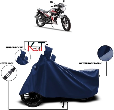 KEDIT Waterproof Two Wheeler Cover for Yamaha(SS, Blue)