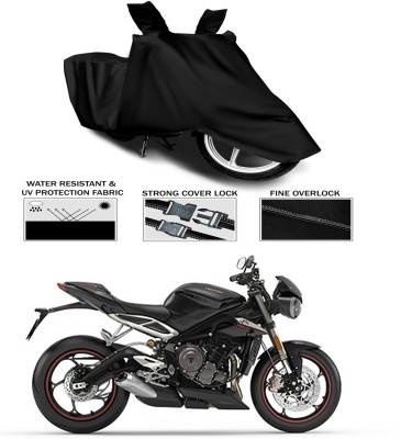 Ascension Two Wheeler Cover for Triumph(Street Triple RS, Black)