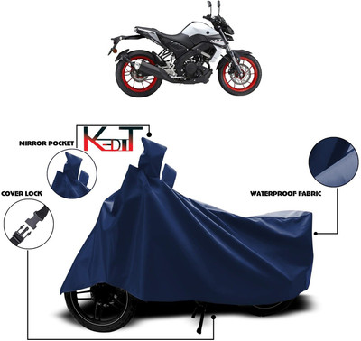 KEDIT Waterproof Two Wheeler Cover for Yamaha(MT 15, Blue)