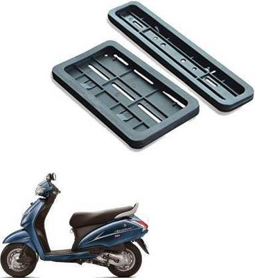 autoformonix scooter Number Plate Frame (Standard Size for All Bikes) (Front & Back) for active 6G Bike Number Plate