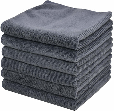 Auto Hub Microfiber Vehicle Washing  Cloth(Pack Of 6, 350 GSM)