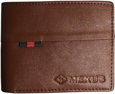 MEXUS Men Tan Artificial Leather Wallet(3 Card Slots)