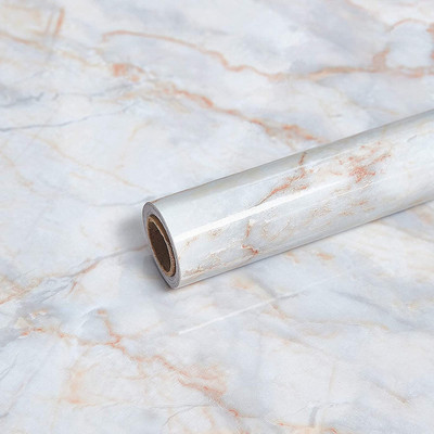 AUTOWRAP Vinyl Decorative White Wallpaper(L x W: 300 cm x 60 cm)