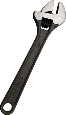 SQUARO ONLINE STORE Carbon Steel Single Sided 10 Inch Adjustable Spanner 250 MM Adjustable Sly Slide Wrench Spanners (Phosphate Finish) Carbon Steel Single Sided 8 Inch Adjustable Spanner 250 MM Adjustable Sly Slide Wrench Spanners (Phosphate Finish) Single Sided Open End Wrench(Pack of 1)