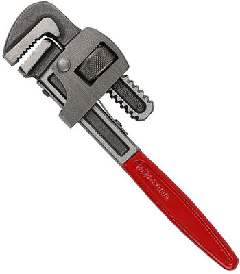 SQUARO ONLINE STORE Heavy Duty Adjustable Stillson Type Pipe Wrench Spanner 10 Inch Drop Forged Single Sided Pipe Wrench Multipurpose Usable Wrench Heavy Duty Adjustable Stillson Type Pipe Wrench Spanner 10 Inch Drop Forged Single Sided Pipe Wrench Multipurpose Usable Wrench Single Sided Pipe Wrench