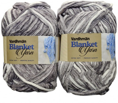 JEFFY Vardhman Blanket Thick Yarn Knitting Fingering Crochet Hook (Multi) -Pack of 200 gm Shade no.8