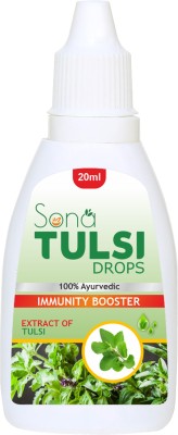 SONA HEALTH CARE Tulsi Drops For Natural Immunity Boosting & Cough And Cold Relief (20ml) - Pack of 1