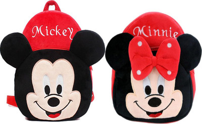 A Little Swag BM-combo of 2 red mickey, red minnie_1180 12 L Backpack(Multicolor)