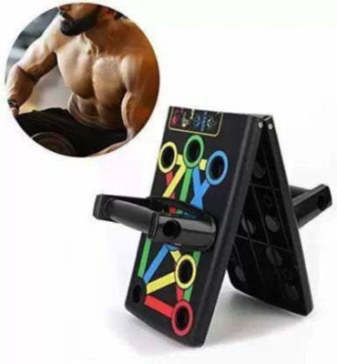 ALORNOR Pushup board 06 Portable Push Up Board System Body Building Exercise Tools Workout Push-up Bar(Multicolor)