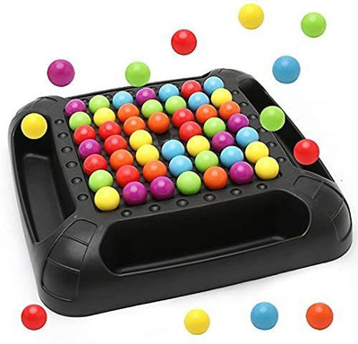 Galactic Puzzle Magic Chess Toy Set for Kid Adult,Rainbow Ball Elimination Game Parent-Child Interaction Game Toy Set A Educational Competitive Toys Puzzle Magic Chess Toy Set for Kids Board Game Accessories