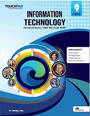 CBSE Computer Vocational Course Book : Information Technology For Class 9th, Code (402)(Paperback, Dr. Sanjay Jain)