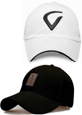 b for u Solid Sports/Regular Cap Cap(Pack of 2)