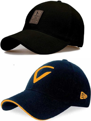 b for u Solid Sports/Regular Cap Cap(Pack of 2)