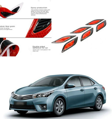 PRTEK Strong Reflective Stripe Stickers for Car 6Pcs 3D Fender Hood Bumper High-Intensity Night Visibility Reflective Decal Safety Warning Diamond Grade Carbon Fiber Universal T236 Car Reflector Light(Red, Black) PRTEK Strong Reflective Stripe Stickers for Car 6Pcs 3D Fender Hood Bumper High-Intensity Night Visibility Reflective Decal Safety Warning Diamond Grade Carbon Fiber Universal T236 Car Reflector Light(Red, Black)