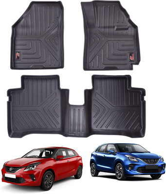 GFX TPV Tray Mat For  Maruti, Toyota Baleno, Glanza(Black)