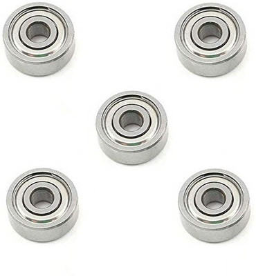 Sauran Pack of 5 Ball Bearing 8mm inner and 22mm outer Dia for Angle Grinders, 3D Printer, Robotics & DIY Projects Wheel Bearing