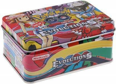 WHITE POPCORN Assemble Evolutions Card Game Cards in Metal Box Kids Gift(Multicolor)