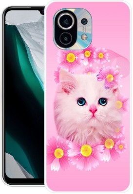 PINKZAP Back Cover for Mi 11 Lite, Mi 11 Lite 5G(Pink, Grip Case, Silicon, Pack of: 1)