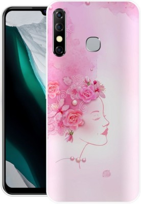 DESILOVE Back Cover for Infinix Hot 8(Multicolor, Grip Case, Silicon, Pack of: 1)