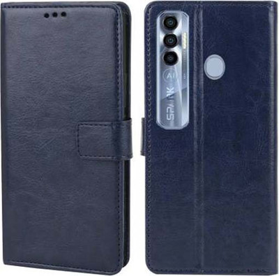 Cowboy Back Cover for Tecno Spark 7 Pro, KF8(Blue, Shock Proof, Pack of: 1)