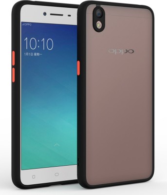 ASMANTIC Back Cover for Oppo A37(Black, Grip Case, Pack of: 1)