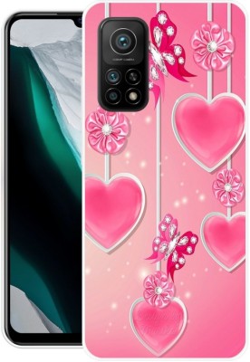 NEVYZAP Back Cover for Mi 10T Pro(Pink, Grip Case, Silicon, Pack of: 1)