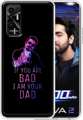 JAIKARA Back Cover for Tecno Pova 2(Multicolor, Dual Protection, Silicon)