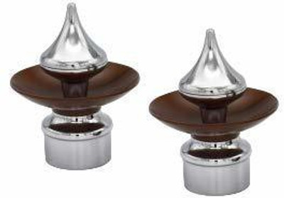 Rab Brown, Silver Rod Rail Bracket(Pack of 2)