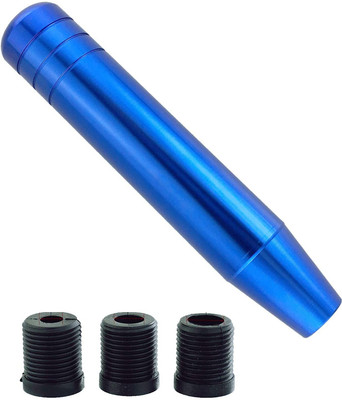 Znee Smart Aluminium, Rubber Gear Knob(Blue)