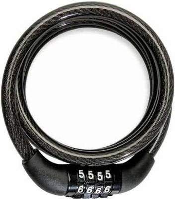 Patrician ANTITHEFT UNIVERSAL MULTIPURPOSE BIKE/CYCLE/HELMET LOCK WITH 4 DIGIT CODE UNIVERSAL MULTIPURPOSE 4 DIGIT ANTITHEFI BIKE/CYCLE LOCK Combination Lock(Black)