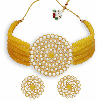 Mad Club Alloy Gold-plated Yellow, Gold Jewellery Set(Pack of 1)
