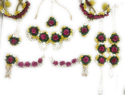 CRAFTSAI EXPORTS Fabric Yellow Jewellery Set(Pack of 1)