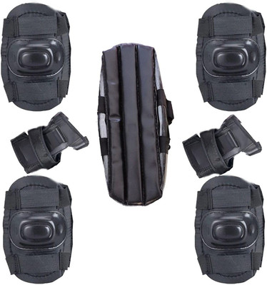 Rakso Protective Skating Guard Set (Black) 8 To 12 Years Skating Guard Combo