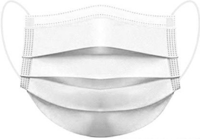 Adwit 3 Ply Mask With Nose Pin, Unbreakable & Ultra Soft Ear loop, 3 Layer Pharmaceutical Breathable Surgical Pollution free Face Mask with one Meltblown Layer Two Soft SSMS Fabric Layer With ISO, CE, FDA, WHO-GMP Certified For Men, Women and Kids White Surgical Face Mask Water Resistant Surgical Ma
