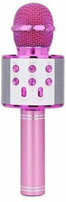 NXXTTNK Wireless 858 Bluetooth Microphone Recording Condenser Handheld Microphone Stand With Bluetooth Speaker Audio Recording Microphone