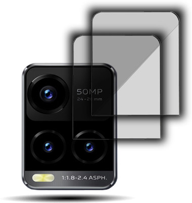 EZGER Back Camera Lens Glass Protector for Vivo Y33s BACK CAMERA PROTECTION(Pack of: 2)
