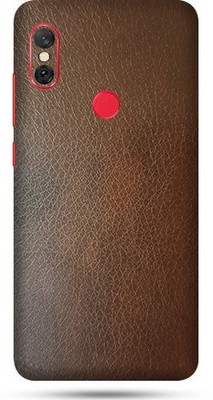 OggyBaba Mi Redmi Note 6 Pro Mobile Skin(Nut Brown Leather Skin Matte Finis)