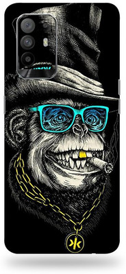 BUGGU Oppo F19 Pro + 5G Mobile Skin(Ultra Super Smart And Crazy Monkey Skin With High Matte Finish., Mobile Skin (Back+Side+Camera))