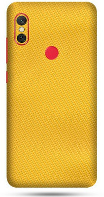 Mclaxa Yellow Carbon Fibre skin for Mi Redmi Note 6 Pro, Yellow Carbon Fibre, Mi Redmi Note 6 Pro Mobile Skin(Yellow Carbon Fibre)