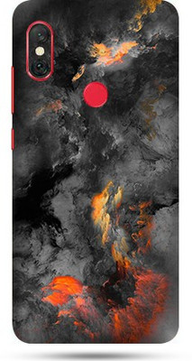 OggyBaba Mi Redmi Note 6 Pro Mobile Skin(Black Clouds Skin Matte Finish)