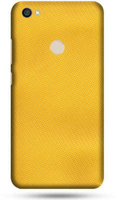 OggyBaba Mi Redmi Y1 Mobile Skin(Lemon Yellow Carbon Fibre Skin Matte Finis)