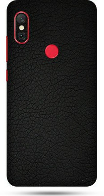 OggyBaba Mi Redmi Note 6 Pro Mobile Skin(Coal Black Leather Skin Matte Finis)